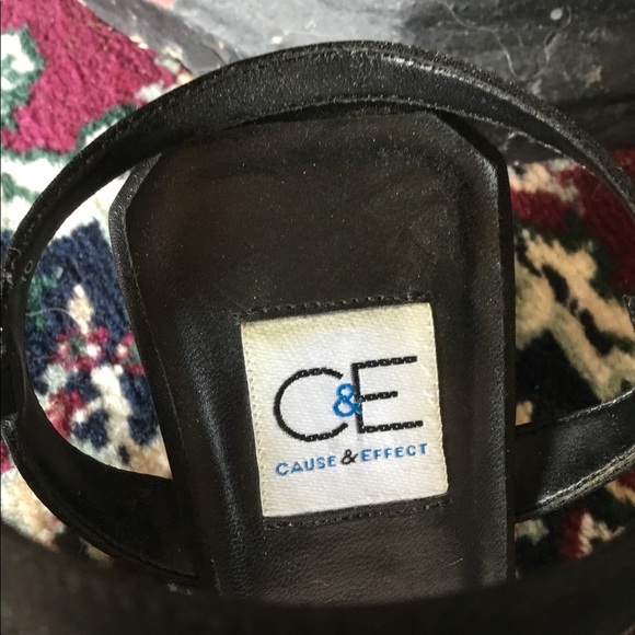 Cause and Effect Black Strap Sandal 🔴 - Picture 3 of 6